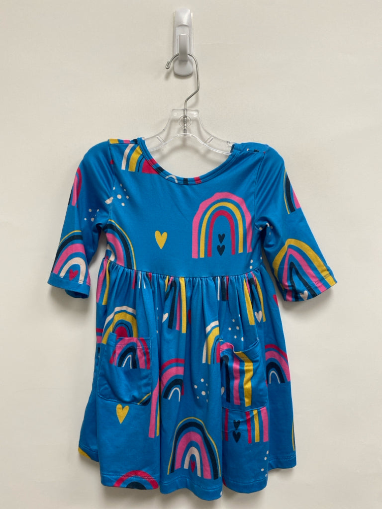 SIZE 3T Blue Pink/Yellow Rainbows Girl&
