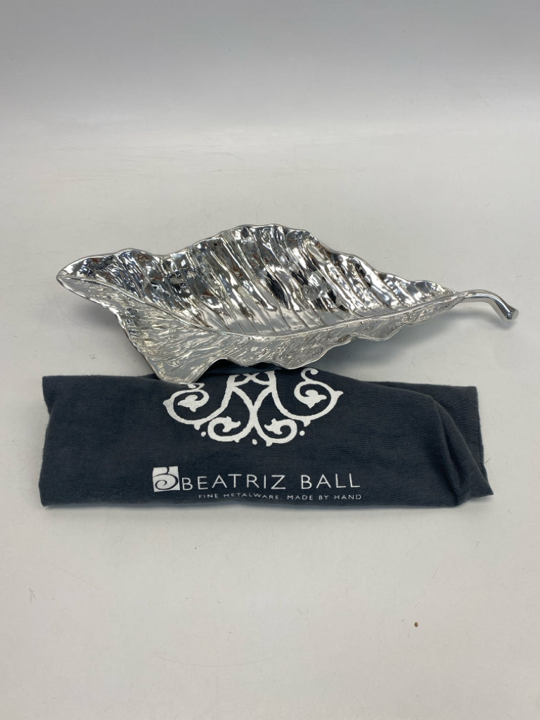 Beatriz Ball Silver Metal Decorative Plate