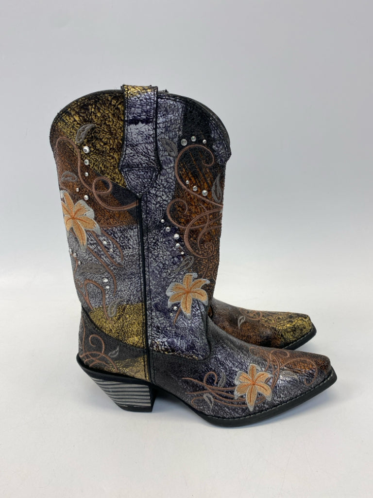 Durango  Size 9 Multi-Color Embroidered Boots