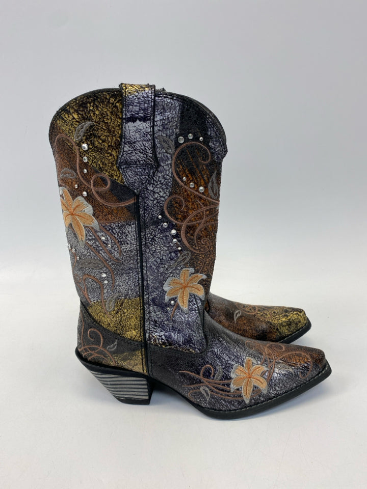 Durango  Size 9 Multi-Color Embroidered Boots