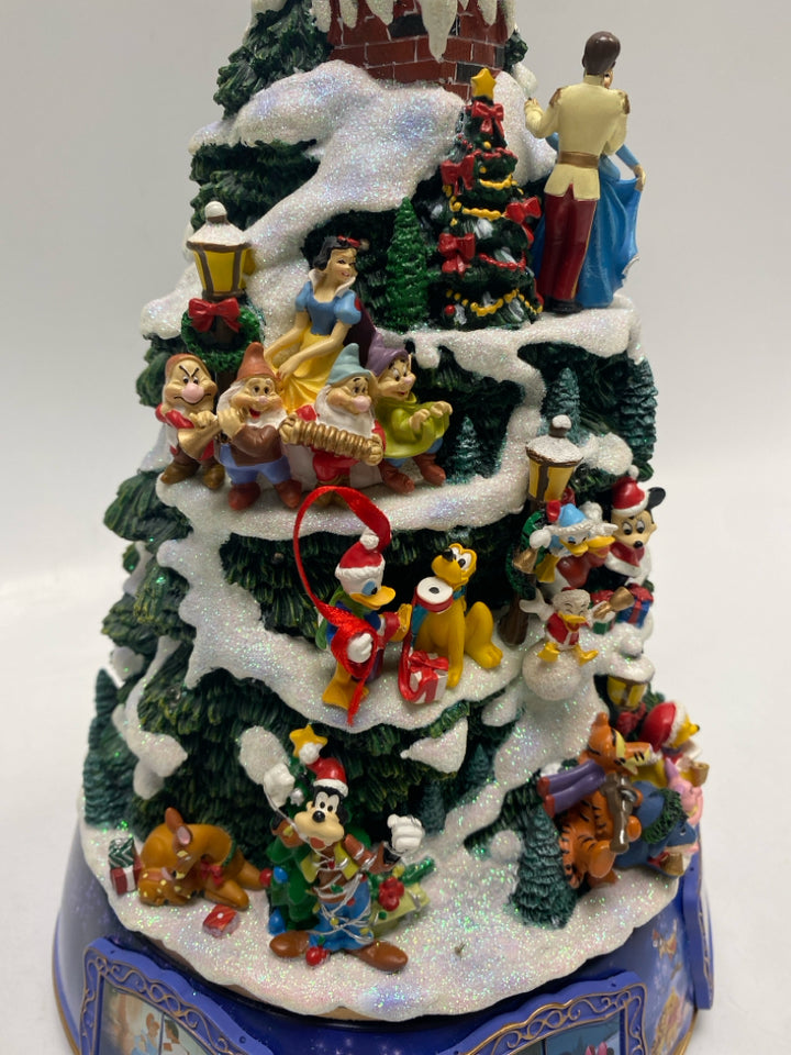 Disney Green Multi Color Characters Christmas