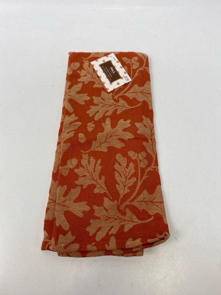 NWT Orange Leaves Fall