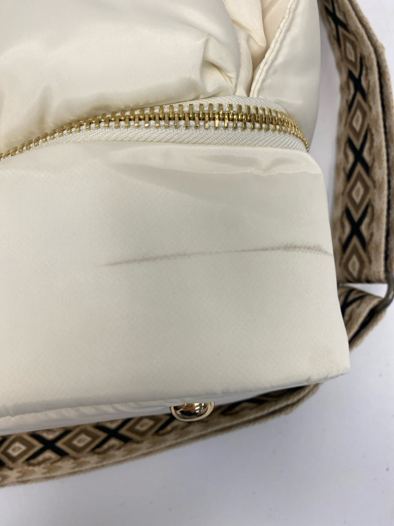 Cream Duffle Bag