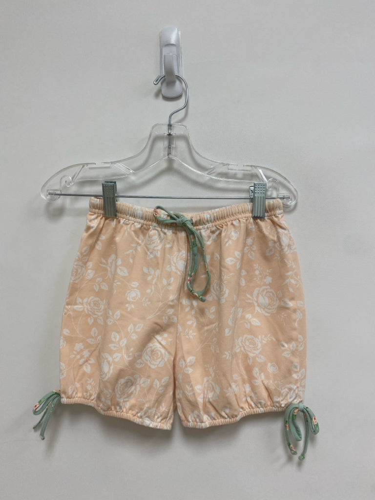 SIZE 12 Peach Seafoam/White Flowers Sleeveless Girl&
