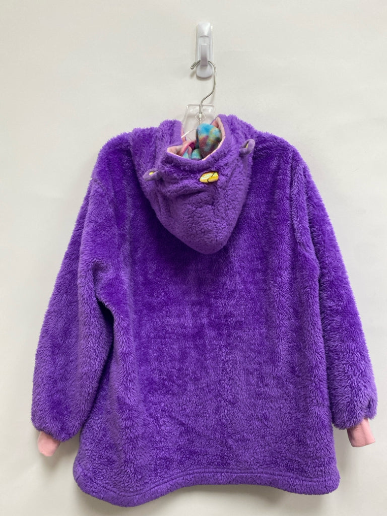 SIZE 10/12 Purple Unicorns Hooded Girl&