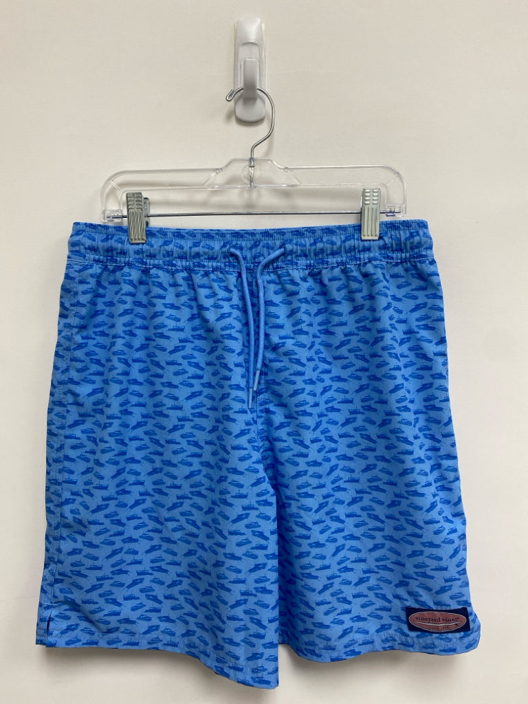 Vineyard Vines SIZE L Blue Navy Boats Boy&
