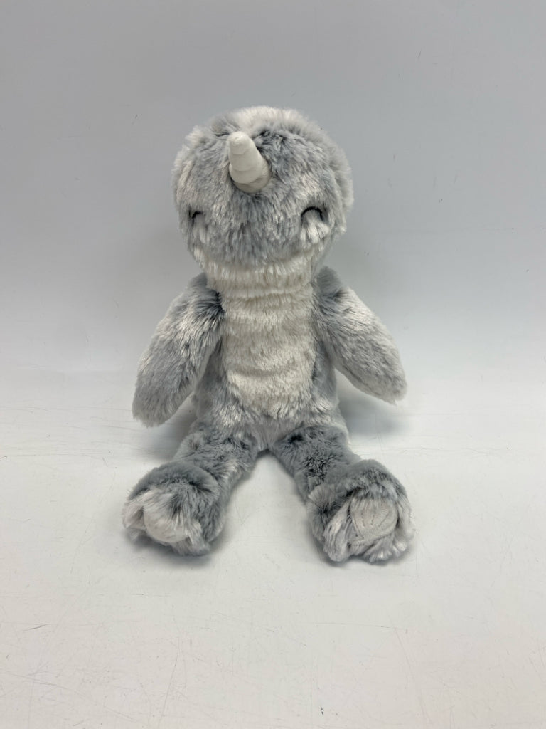 Slumberkins Gray White Stuffed Animal
