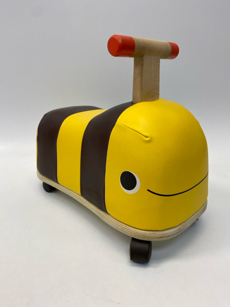 B. Toys Brown Yellow Stripe Ride On Toy