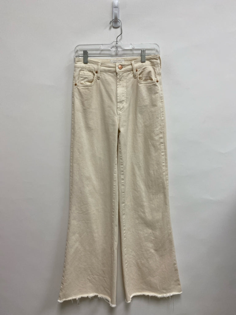 Dear John Size 25 Cream Wide Leg Ladies Jeans