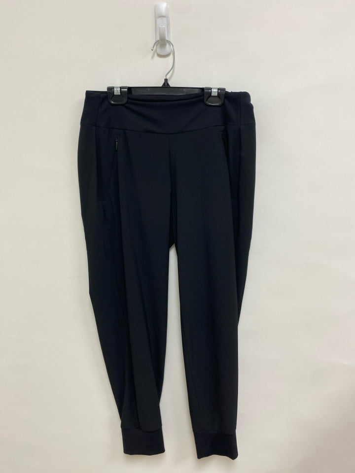 Athleta Size 4P Black Joggers Petite Athletic Pants