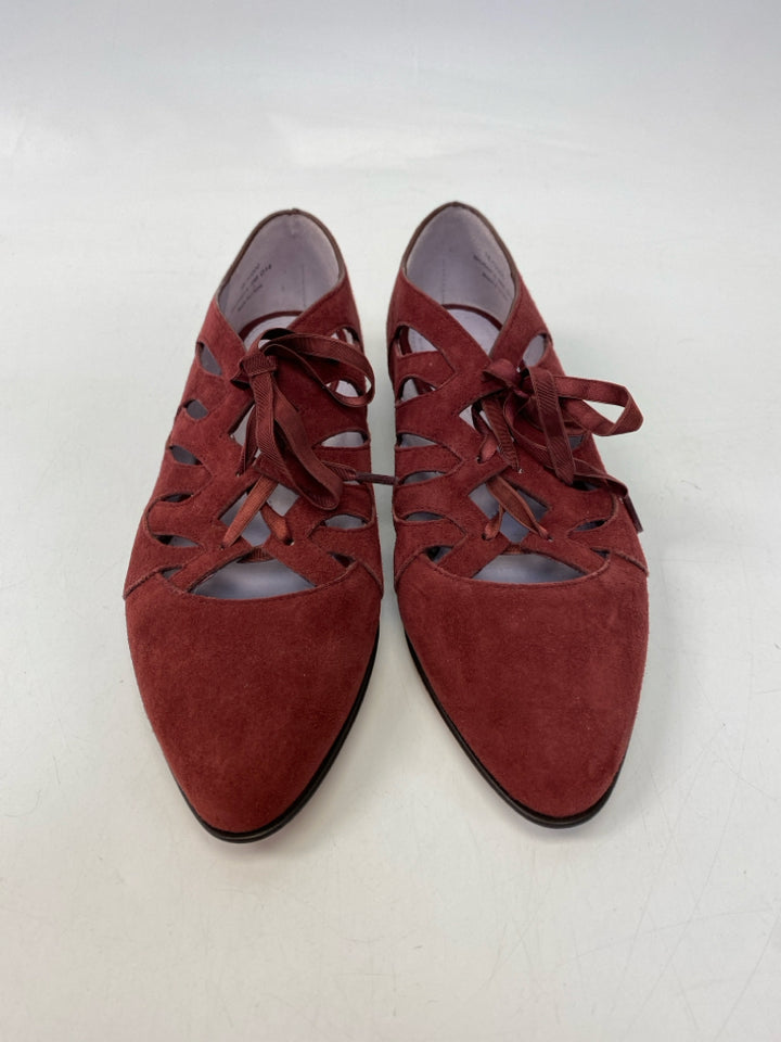 Johnston/Murphy  Size 6 Dark Red Cutout Flats