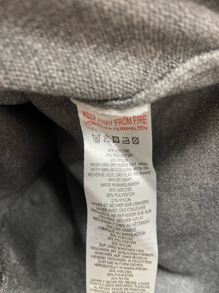 NWT French Connection Size M Dark Gray Heather Cardigan Ladies Sweater