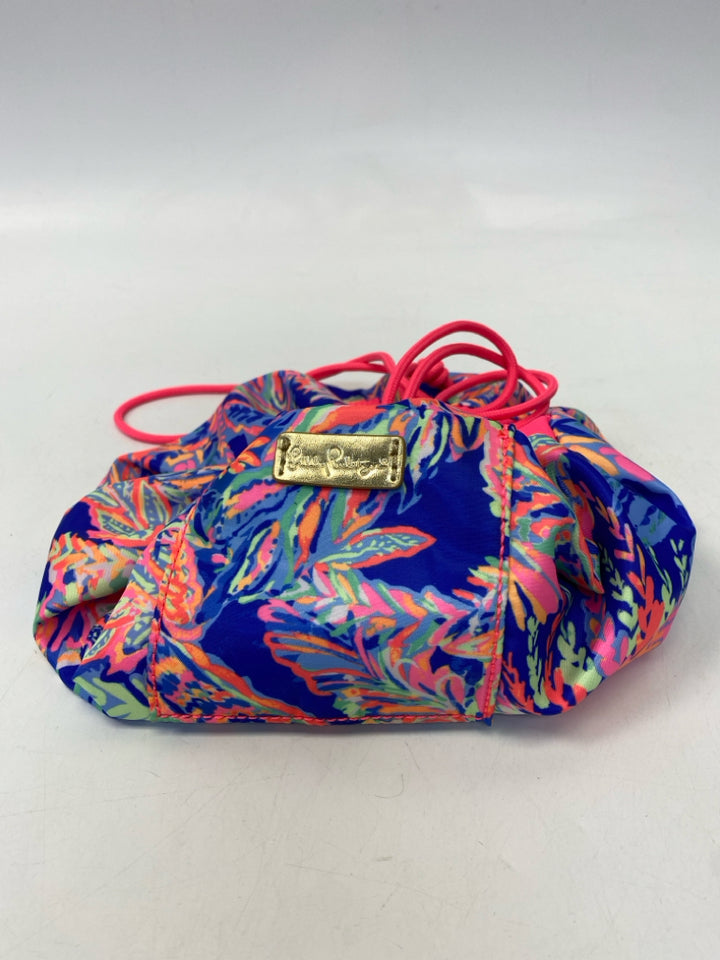 LILLY PULITZER Blue Pink/Multi Make-up Bag