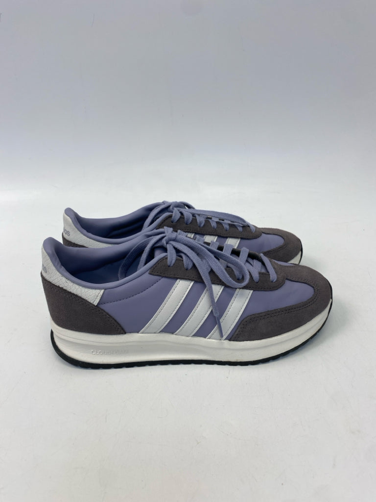 Adidas  Size 9 Lilac Gray/White Lace-up Sneakers