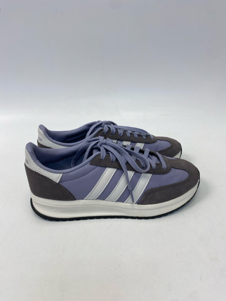 Adidas  Size 9 Lilac Gray/White Lace-up Sneakers