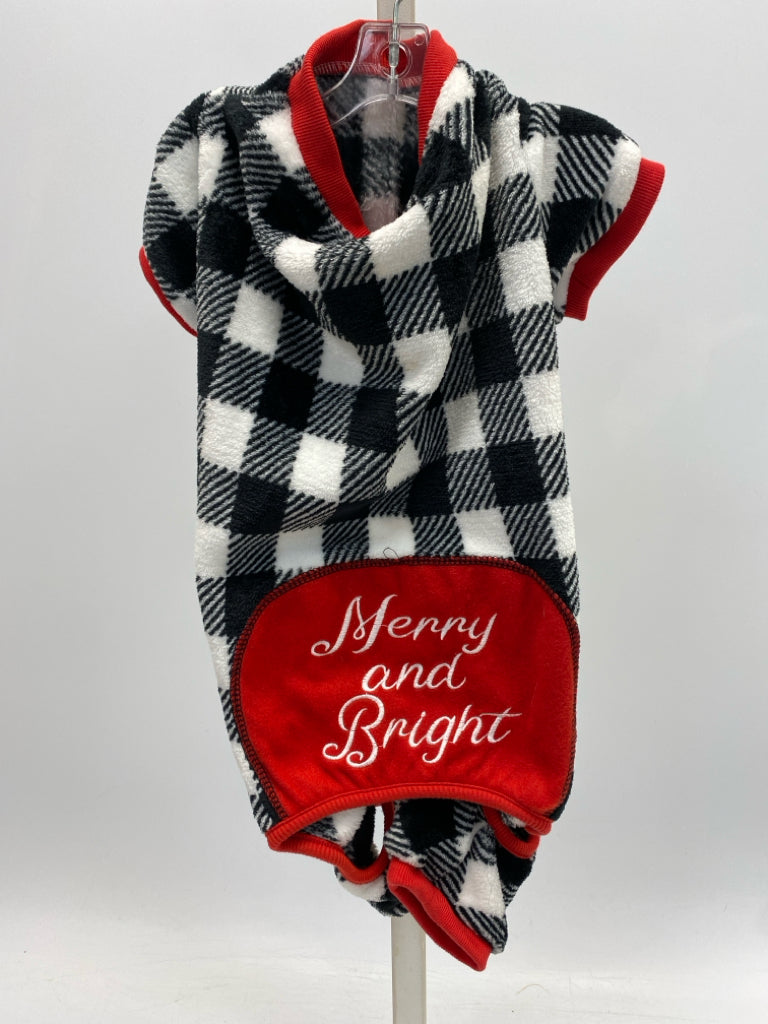 NWT Black/White Red Words Pet Clothing