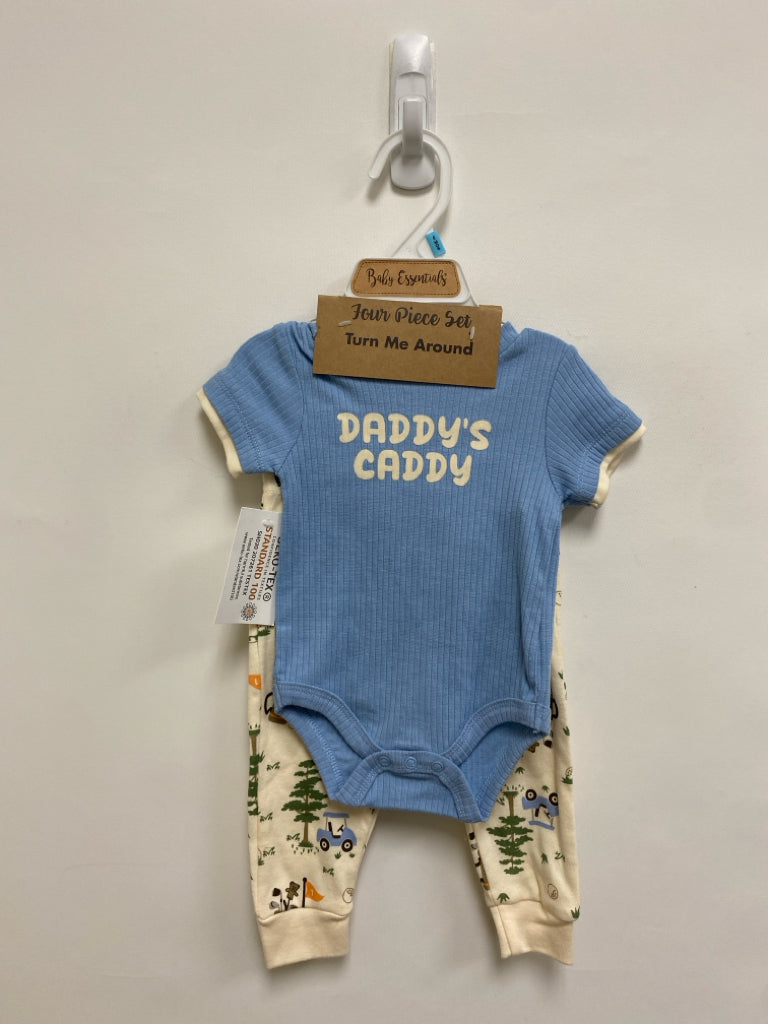 NWT SIZE 6M Blue/Cream Golf Boy&