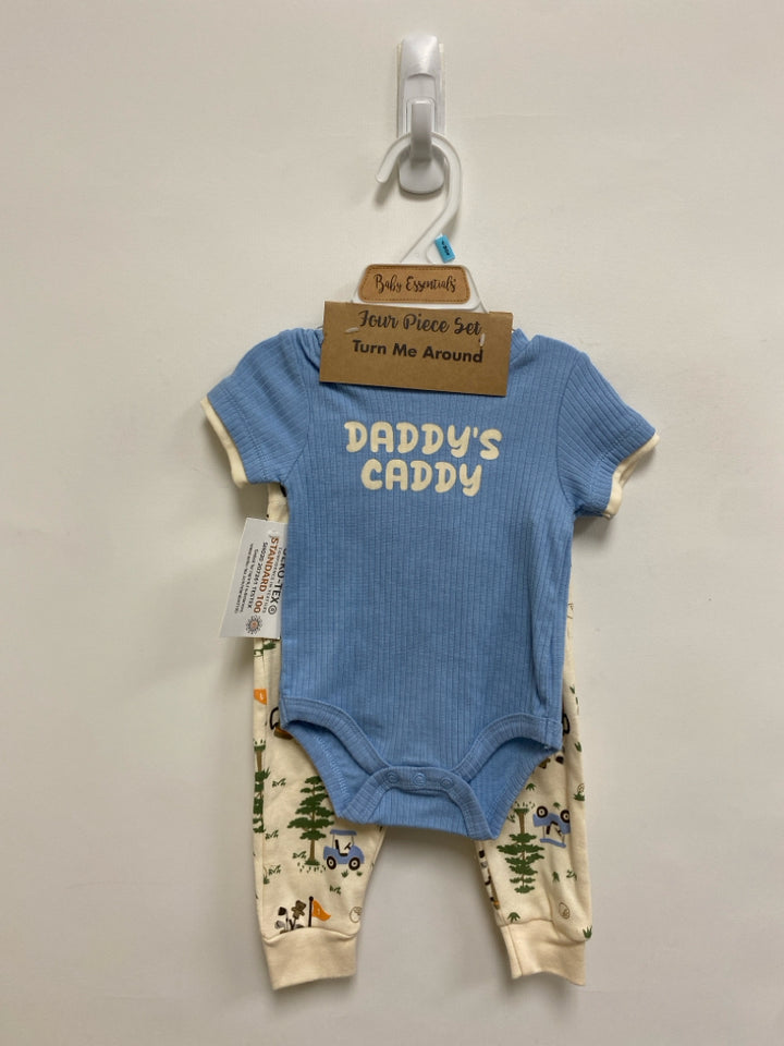 NWT SIZE 6M Blue/Cream Golf Boy&