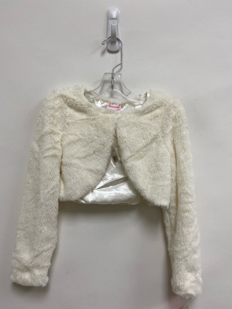 NWT SIZE 6 Cream Faux Fur Girl&