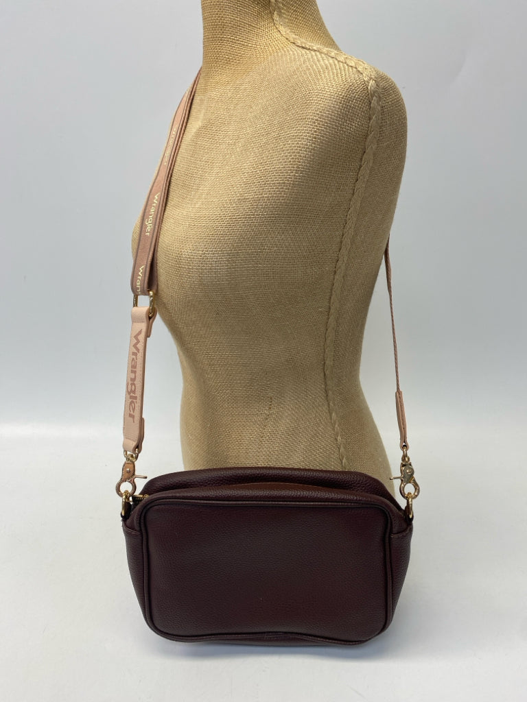 Wrangler Burgundy Crossbody