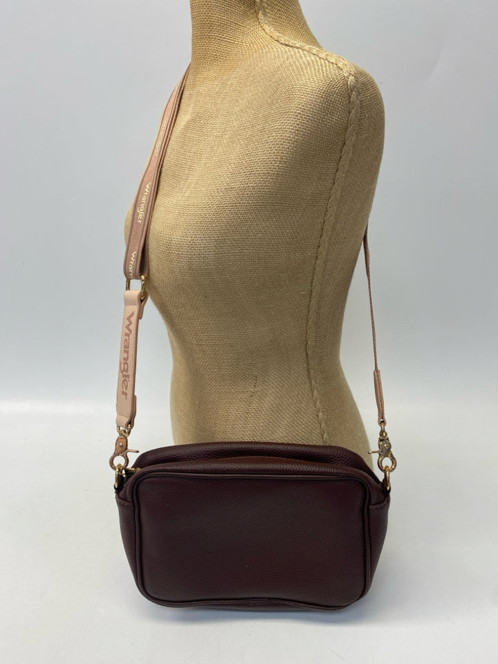 Wrangler Burgundy Crossbody