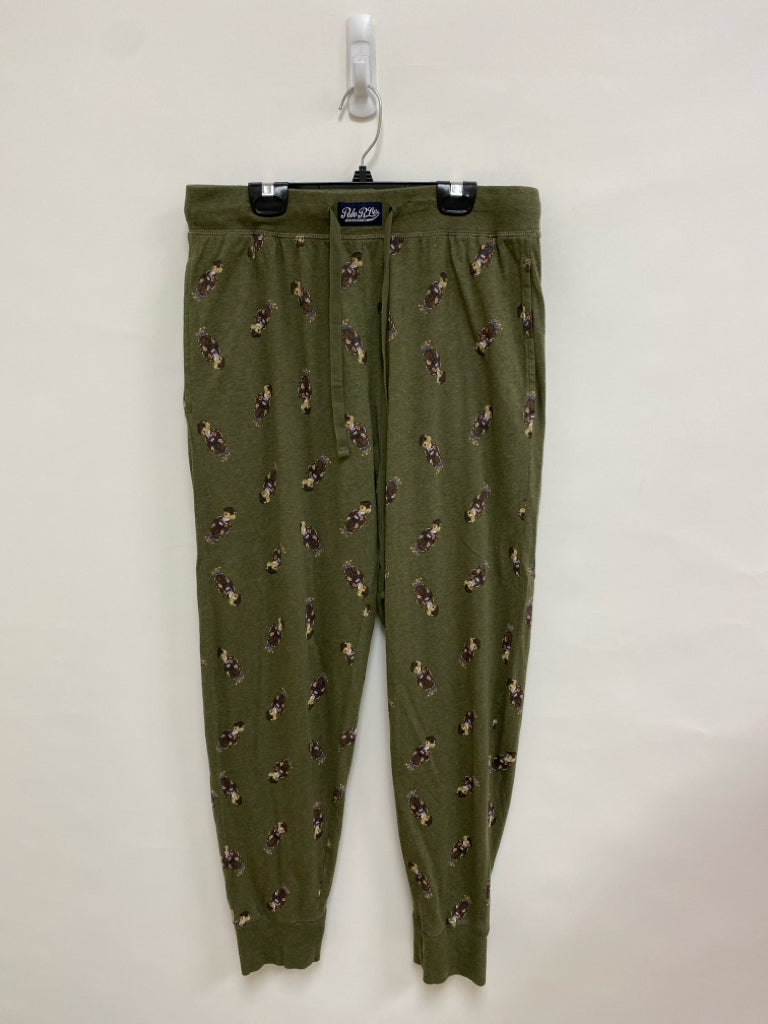 Polo Size M Olive Green Bear Men&