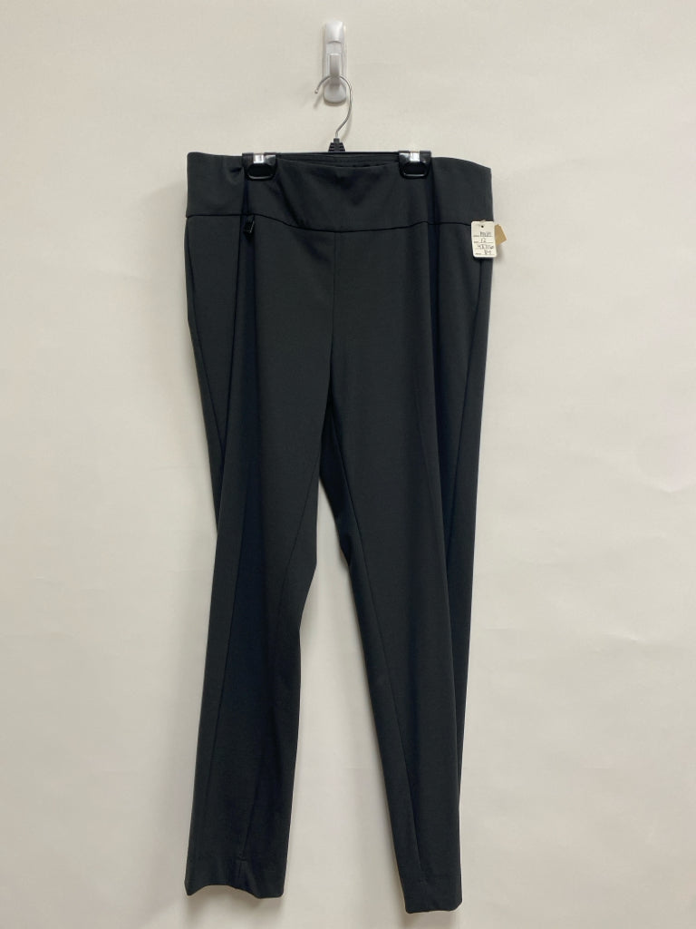 NWT SlimSation Size 12 Dark Gray Ladies Pants