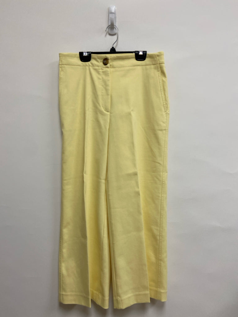 NWT Ann Taylor Size 6 Yellow Cropped Ladies Pants