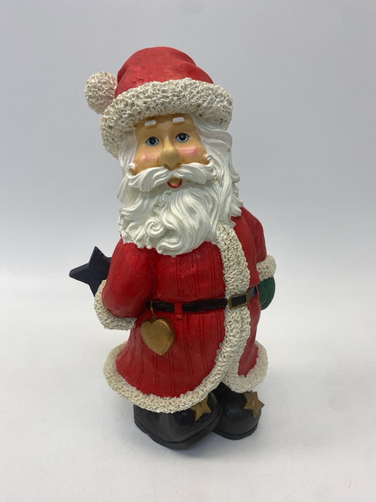Red/White Santa Resin Christmas