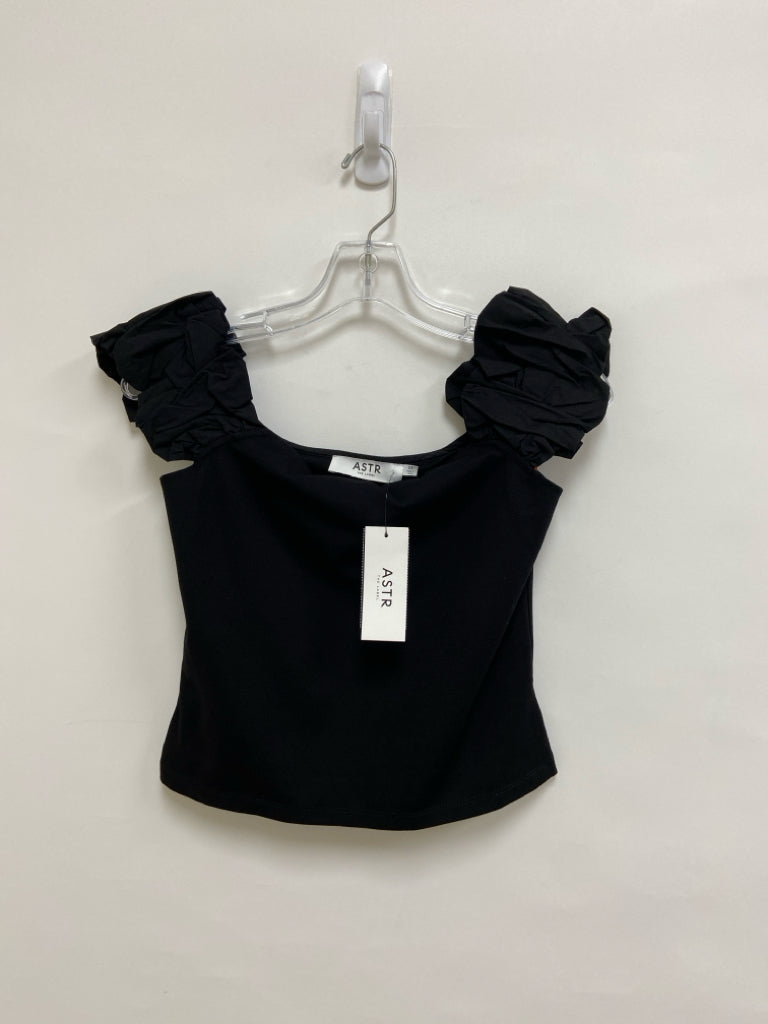 NWT ASTR Size XS Black Ladies Top
