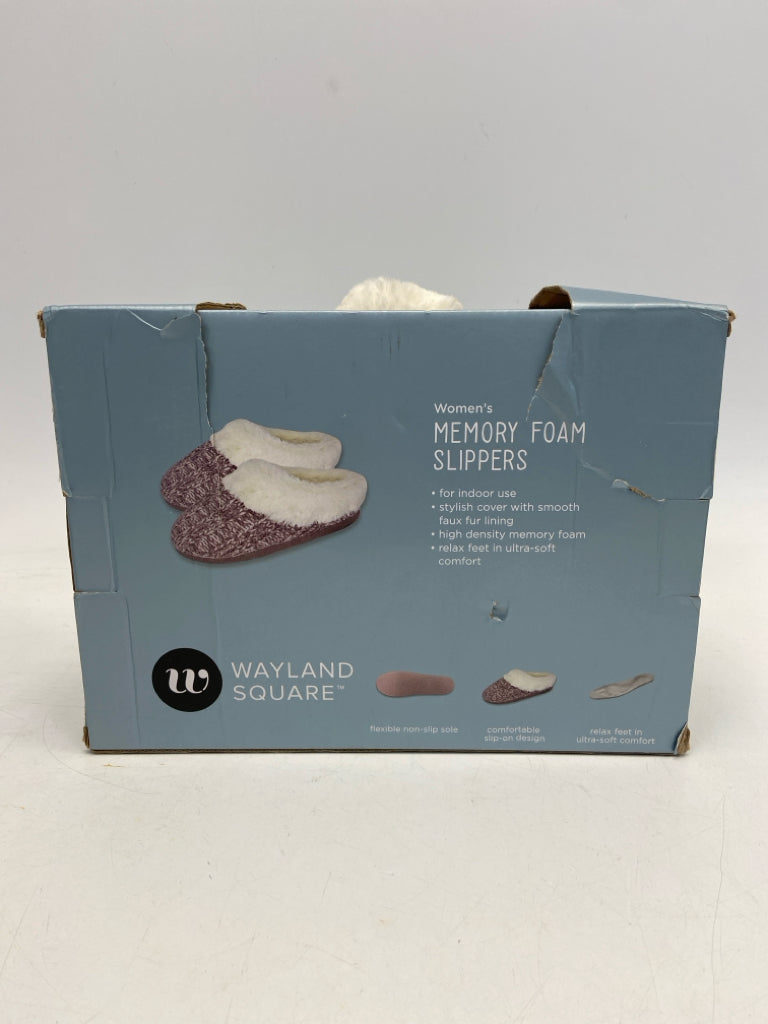 NEW/BOX US Size M Lavender Slippers