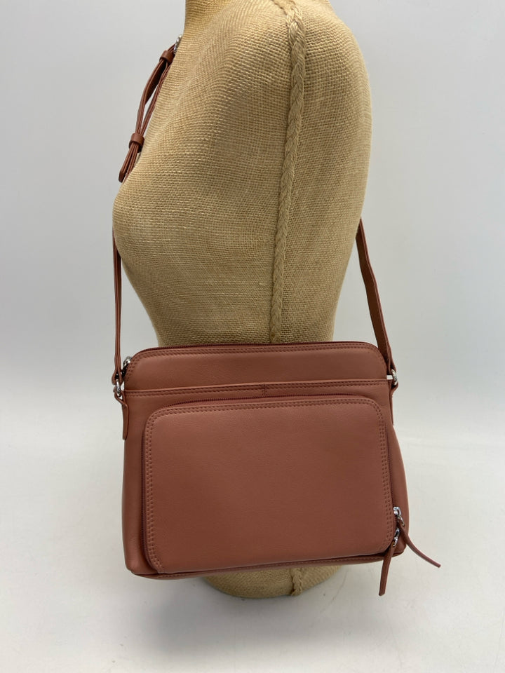 Dark Salmon Crossbody