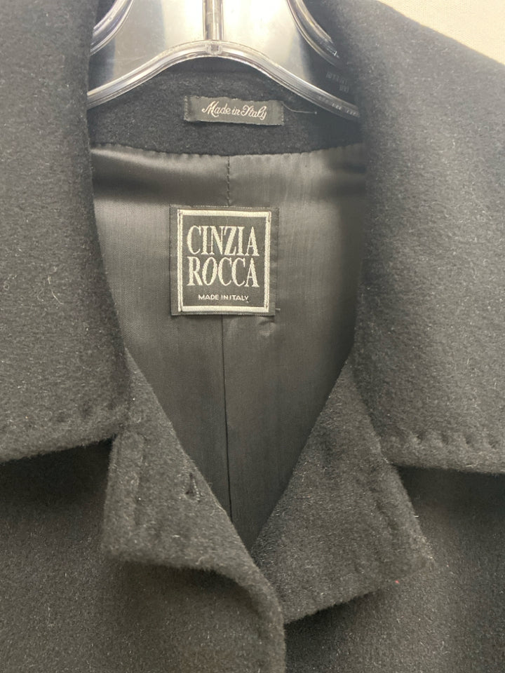 Size 19 Black Wool Blend Plus Size Jacket
