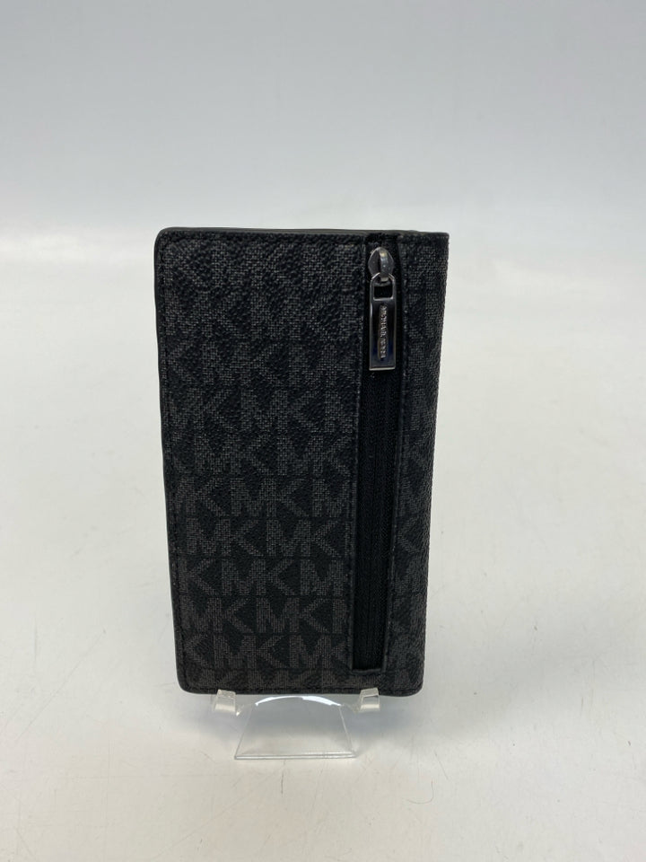 Michael Kors Black Gray Signature Wallet