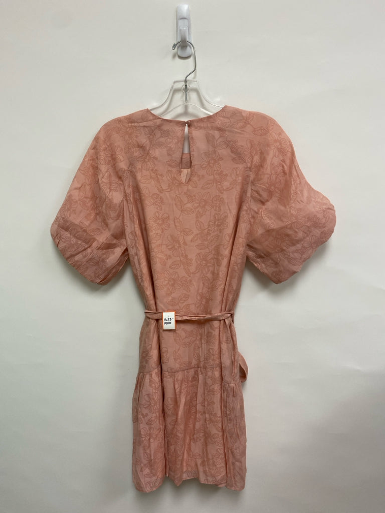 NWT Joy Joy Size XS Dusty Pink Floral Puff Sleeve Ladies Dress