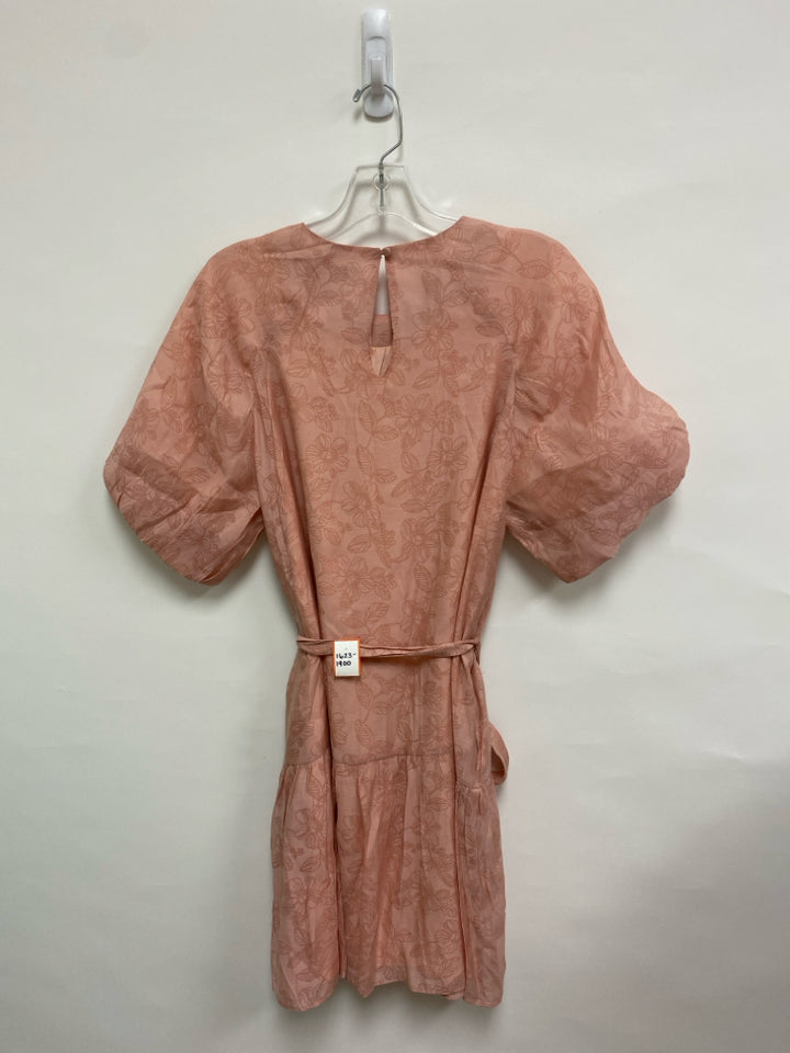 NWT Joy Joy Size XS Dusty Pink Floral Puff Sleeve Ladies Dress