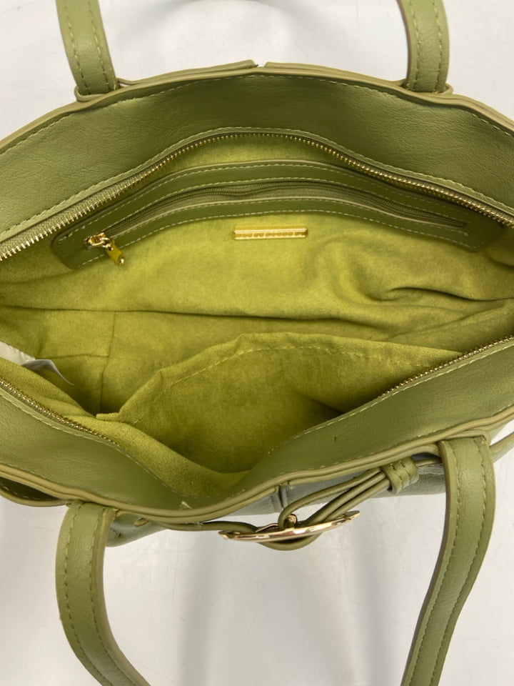 Steve Madden Green Buckle(s) Handbag