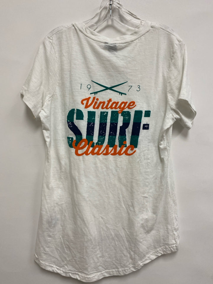 NWT Size L White Green Ladies Top