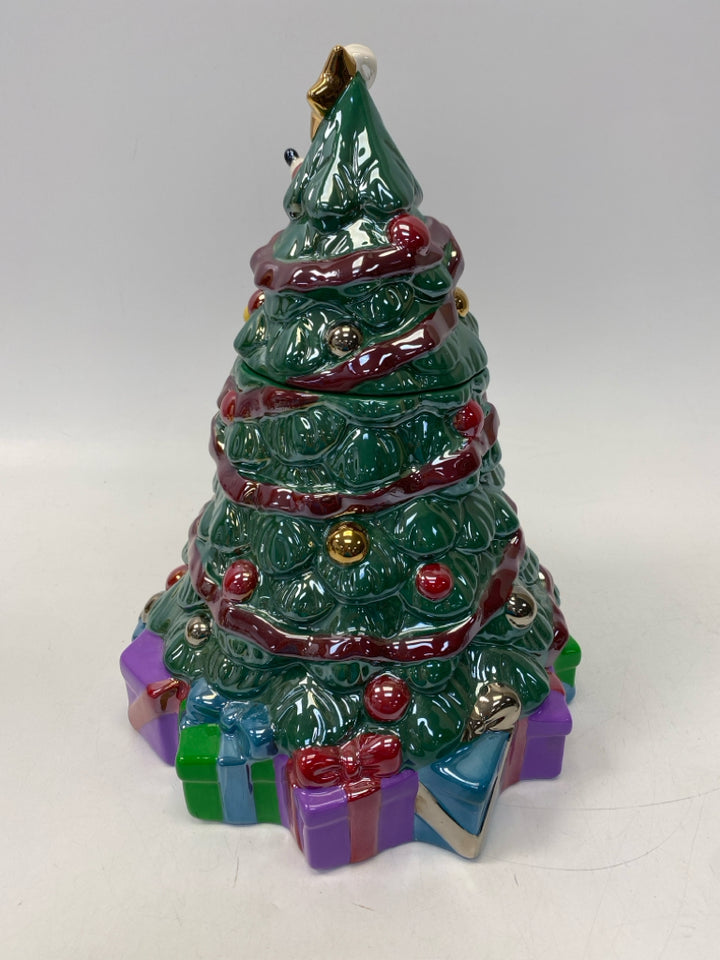 Disney Green Multi Color Mickey Mouse Christmas