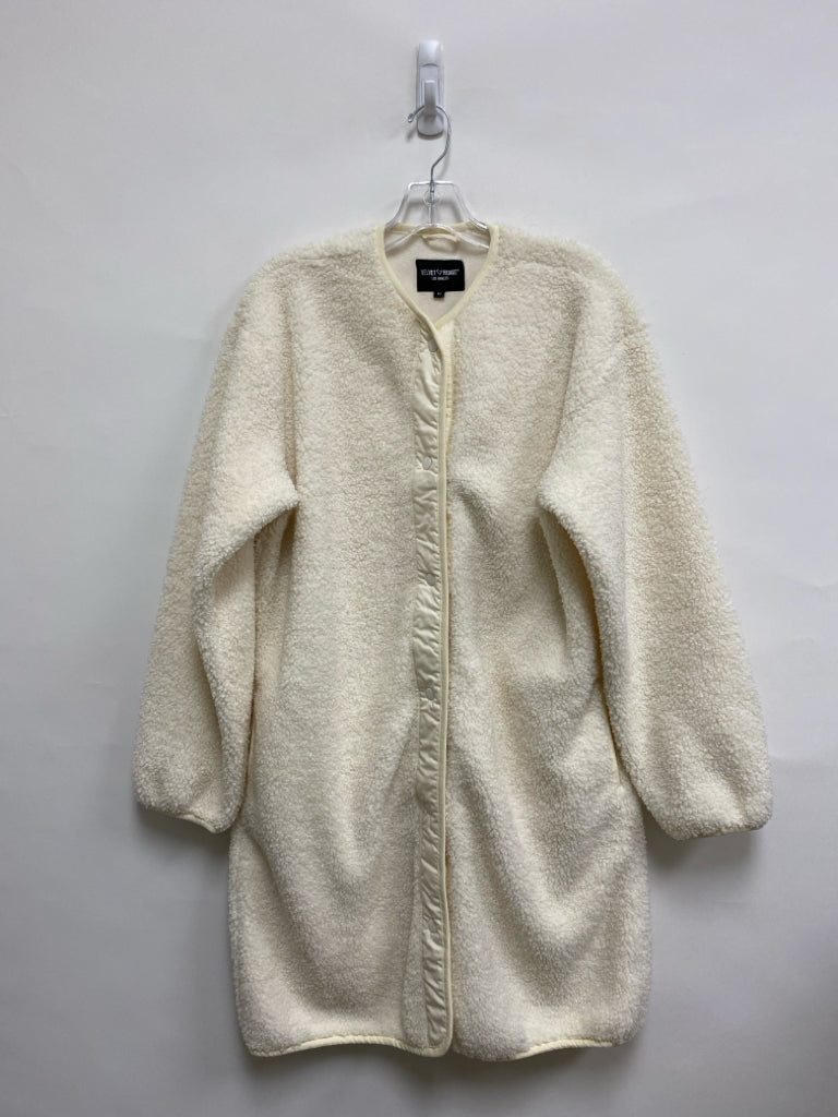 Velvet Heart Size M Cream Texture Ladies Jacket