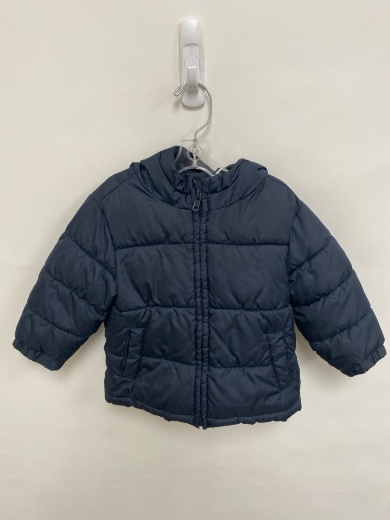 Crazy 8 SIZE 12-24M Navy Puffer Hooded Boy&