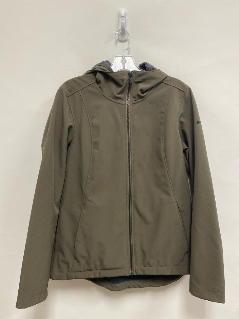 Columbia Size M Brown Hooded Ladies Jacket