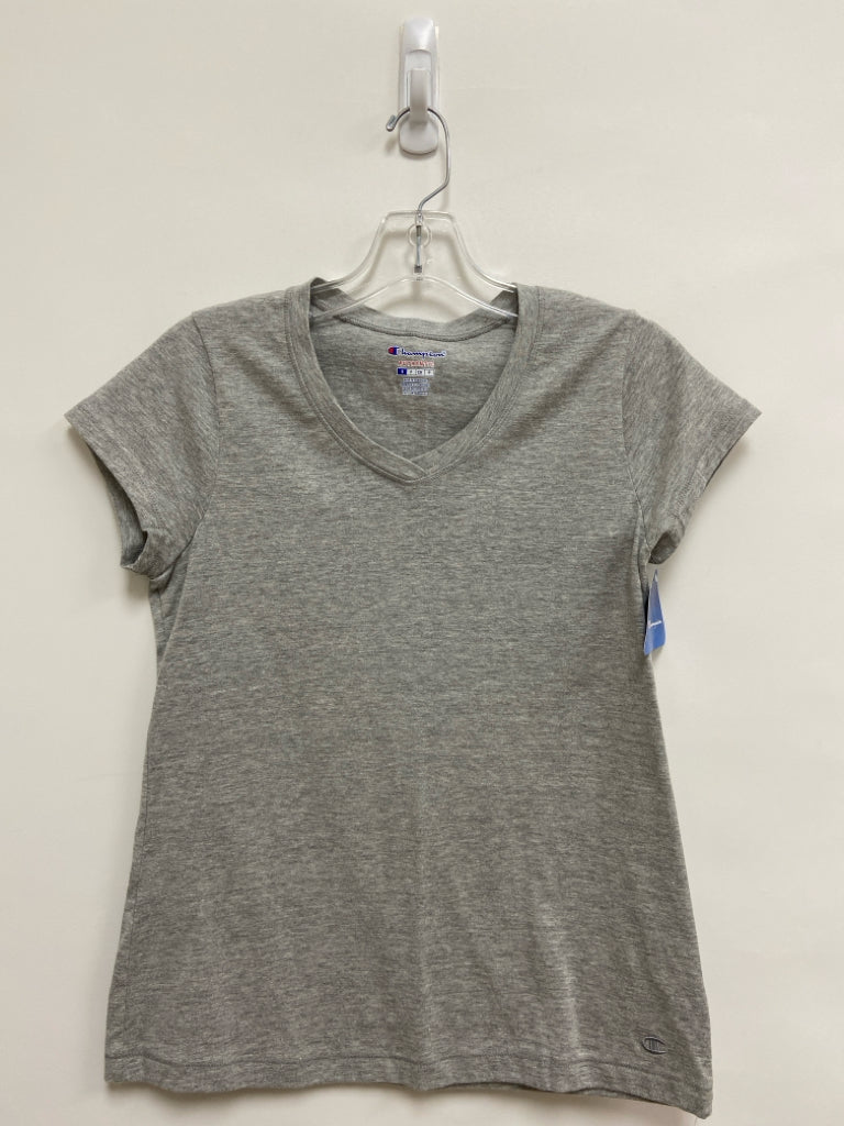 NWT Champion Size S Light Grey V Neck Ladies Top