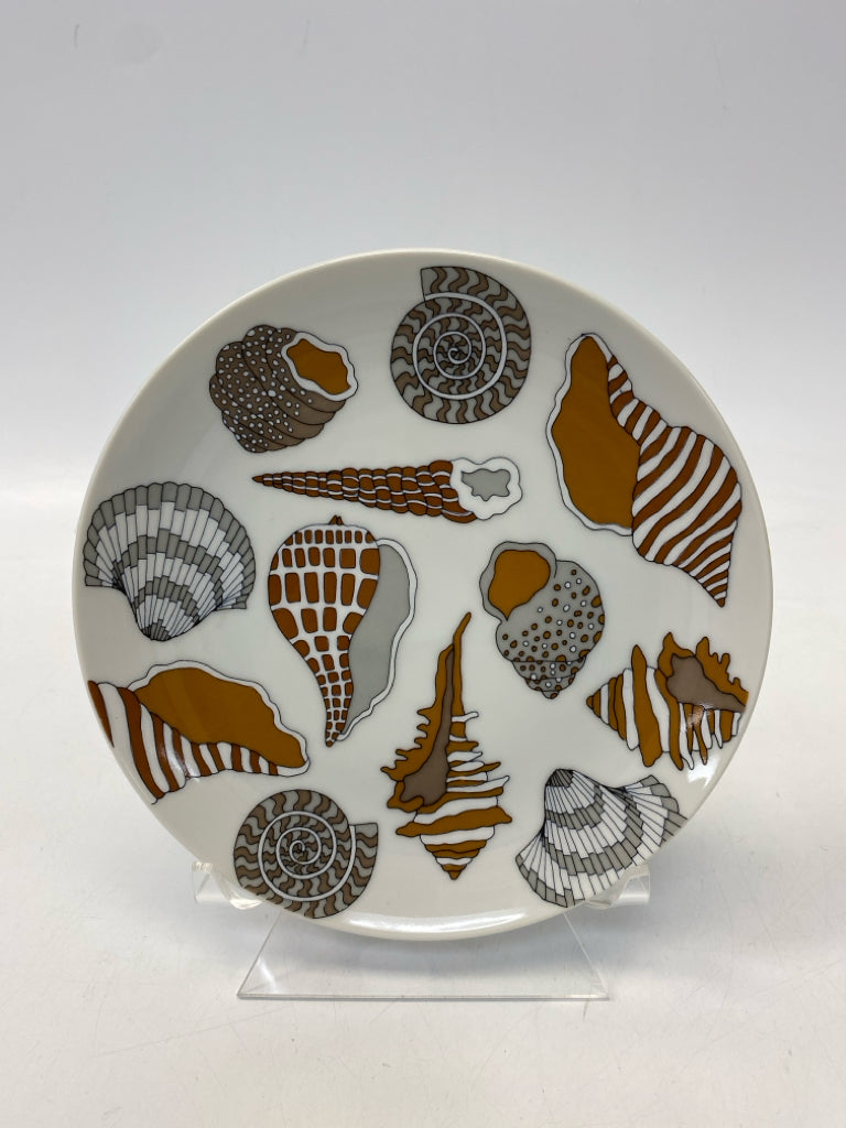 Fitz/Floyd White Multi Color Sea Creatures Plate (s)