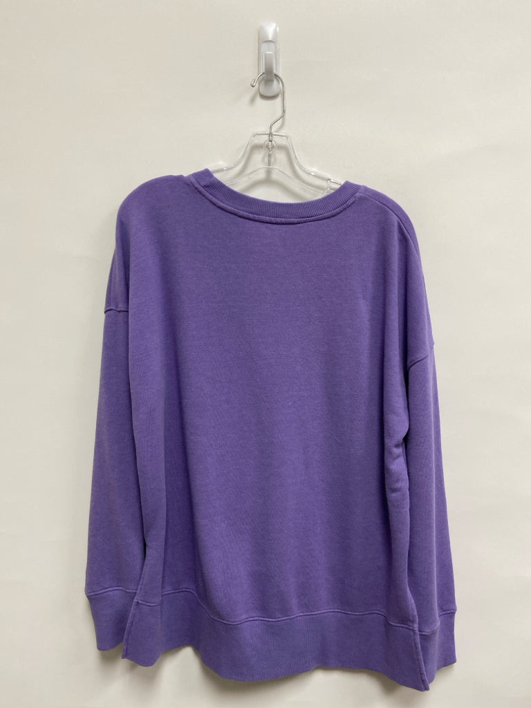 Time and Tru Size L Purple Ladies Sweatshirt