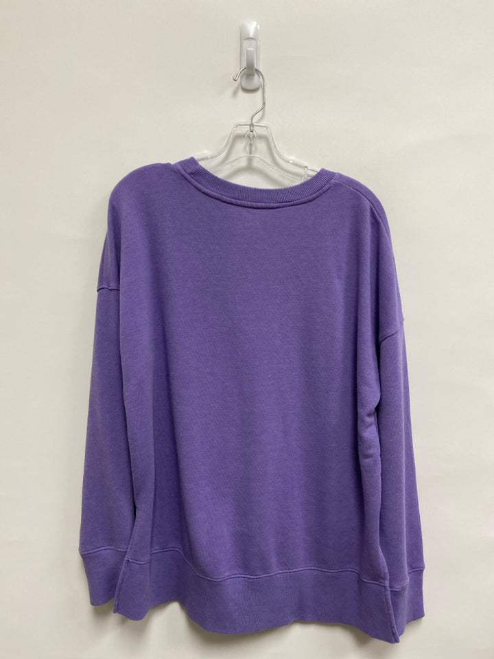 Time and Tru Size L Purple Ladies Sweatshirt