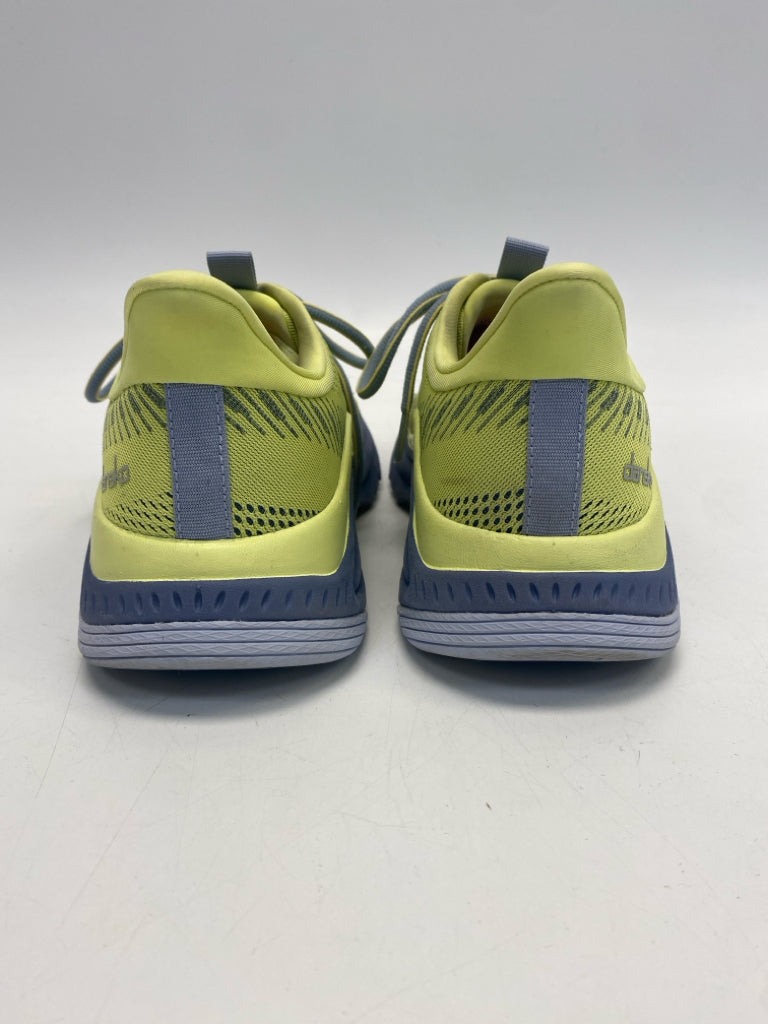 Dansko  Size 38 Yellow Lavender Lace-up Sneakers