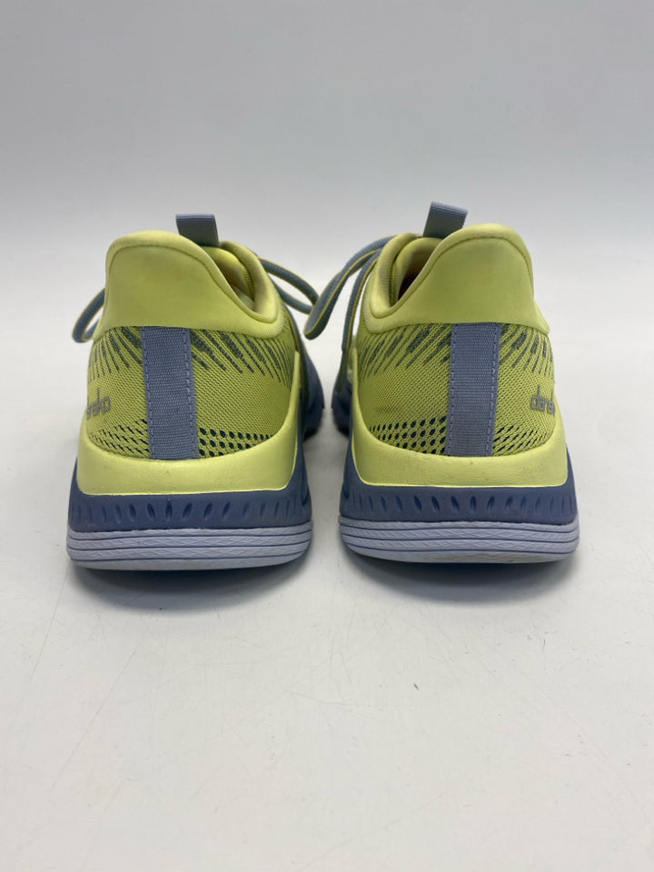 Dansko  Size 38 Yellow Lavender Lace-up Sneakers
