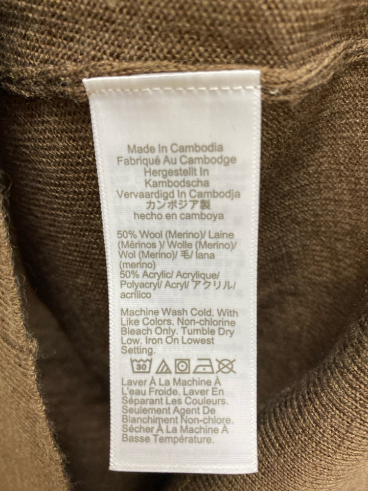 J Crew Size L Brown Wool Blend Ladies Sweater