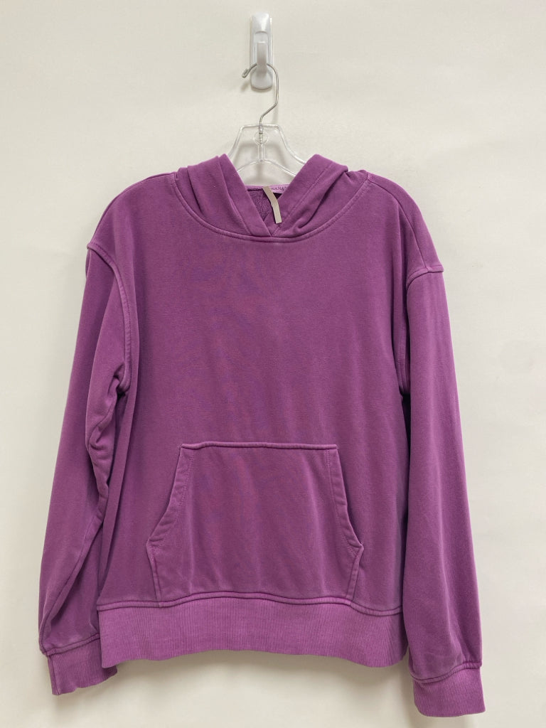 NWT Zenana Size S Purple Hooded Ladies Sweatshirt